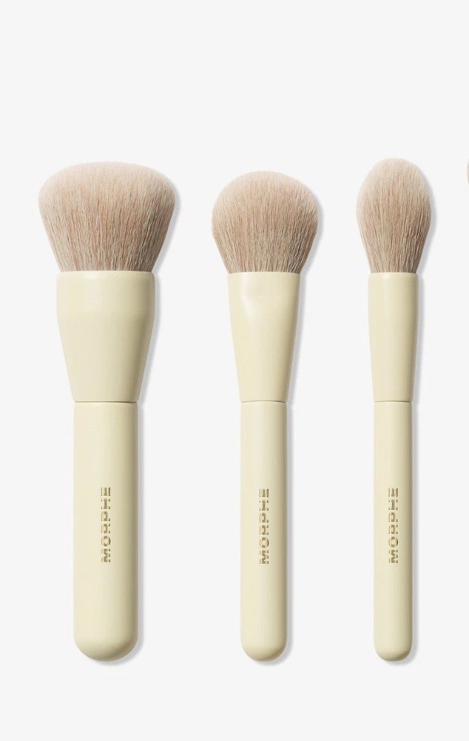 Morphe Buttery Blends travel brush set limited edition 3-piece Makeup brush Set