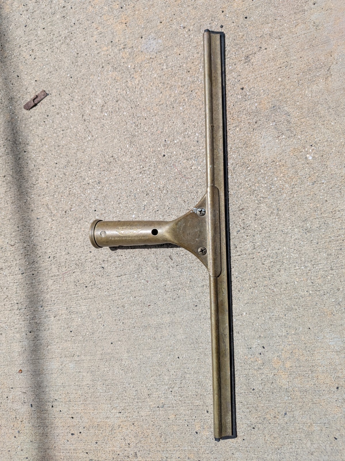Ettore Complete Master Brass Squeegee 16 Inch