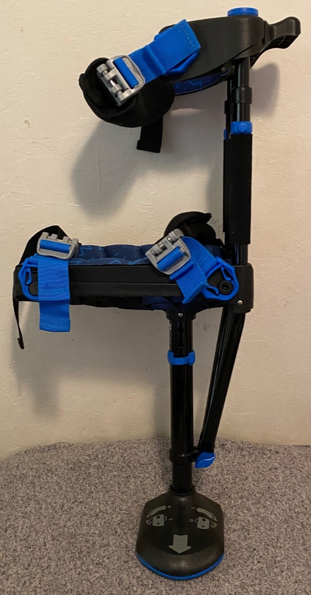 iWALK Free 3.0 Hands Free Knee Rest Leg Crutch Pain Free Adjustable w/ Straps