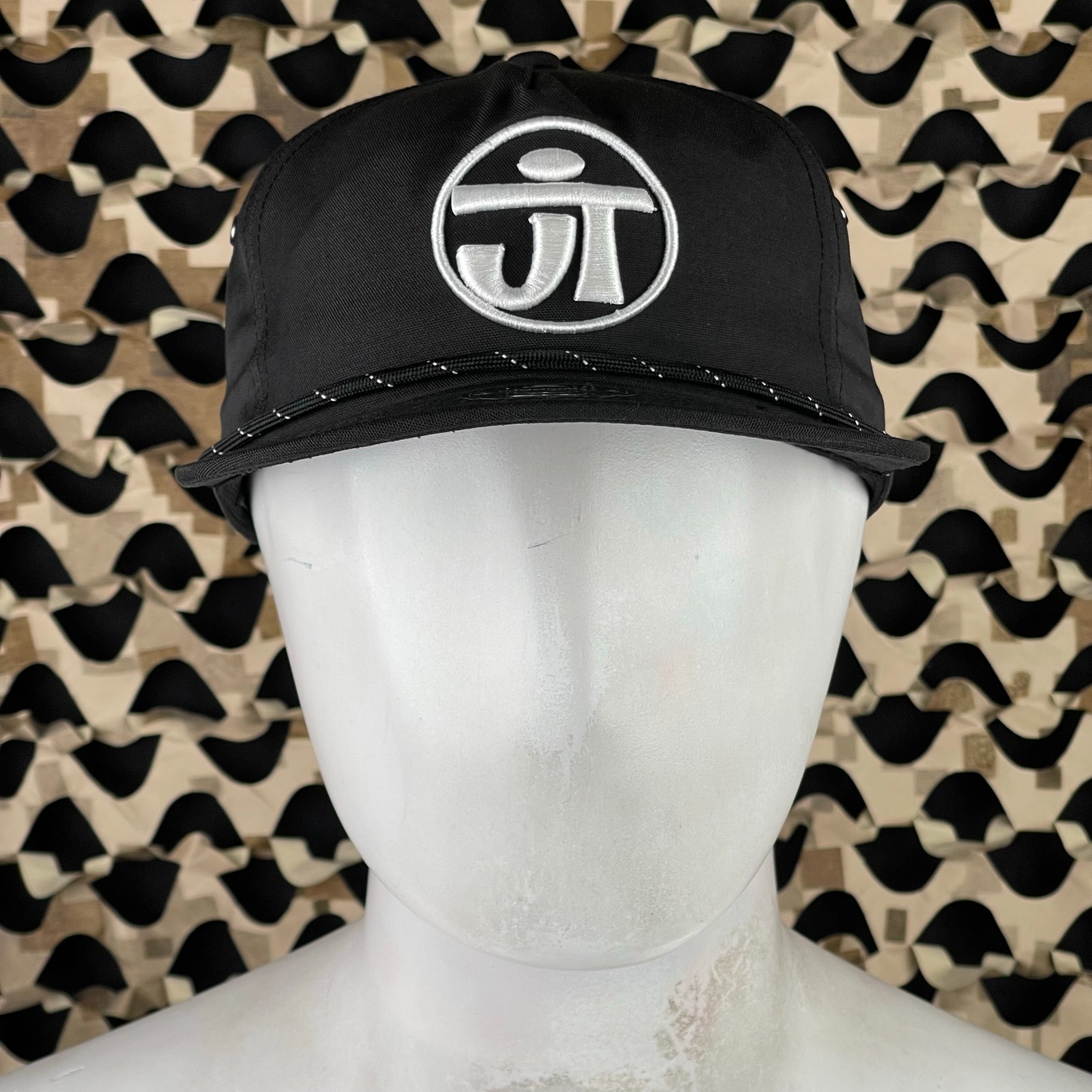 NEW JT Skipper Adjustable Hat - Black
