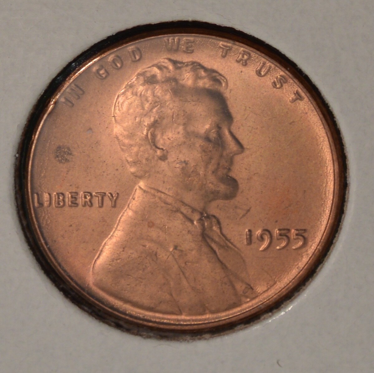 1955P - USA Wheat Cent - Uncirculated