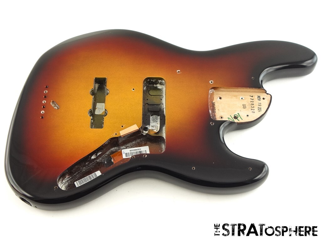 Fender American Ultra II Jazz Bass BODY USA Guitar Parts Ultraburst.