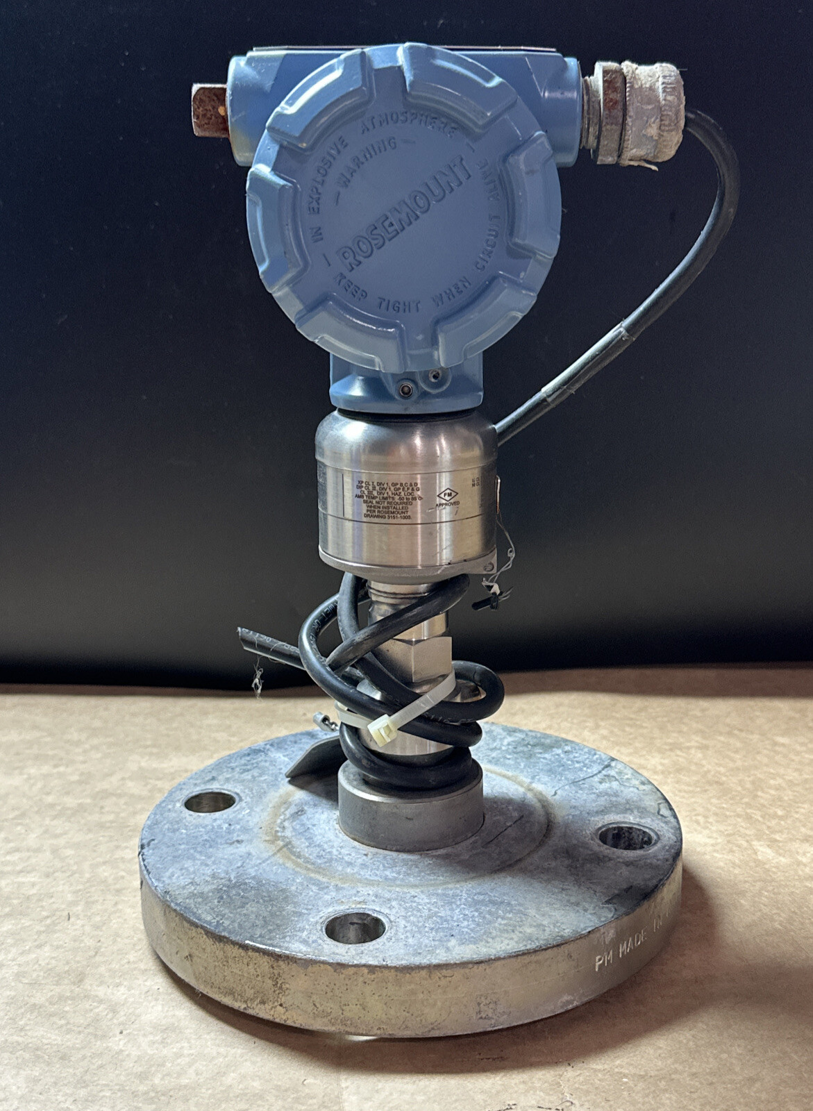 Rosemount 3051SAL1CT2AA2A1000DFF71CA00K5 Flange-Mounted Liquid Level Transmitter