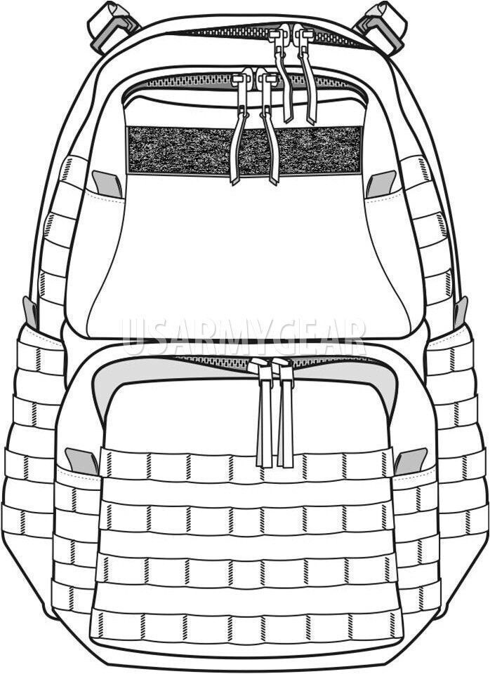 Ocp Scorpion Medium Molle II Backpack 3 Days Assault Pack 8465-01-585-1512