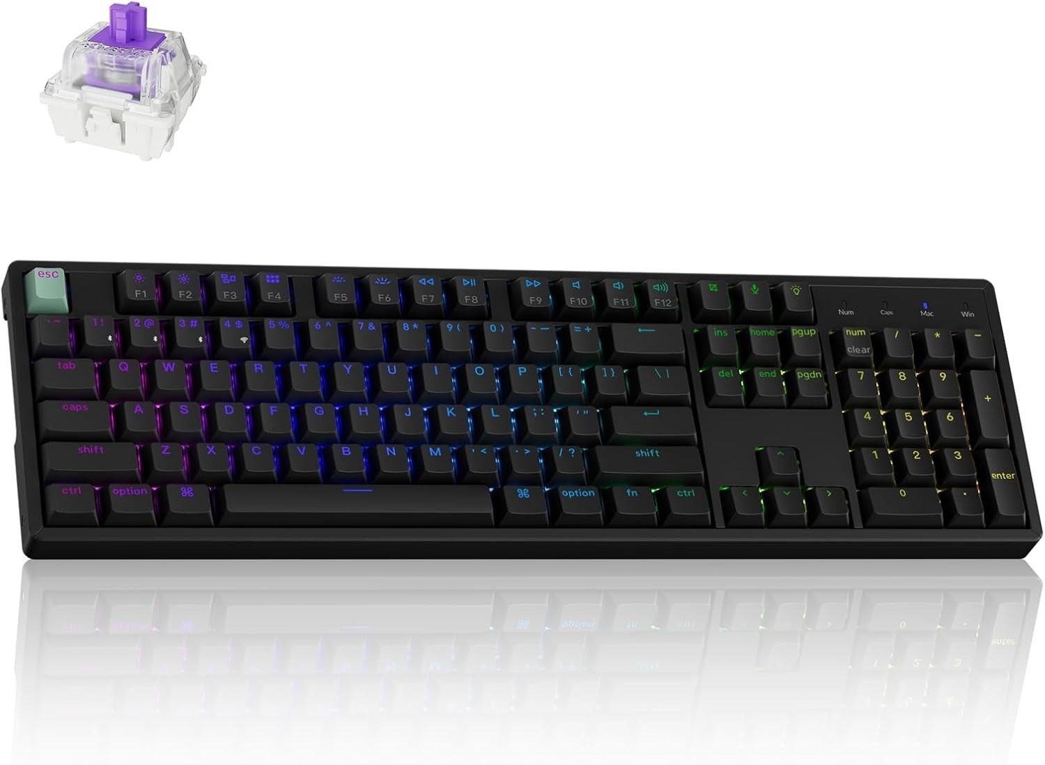K10 HE Rapid Trigger Gaming Keyboard Wireless, Hall Effect Magnetic Switch Ho...