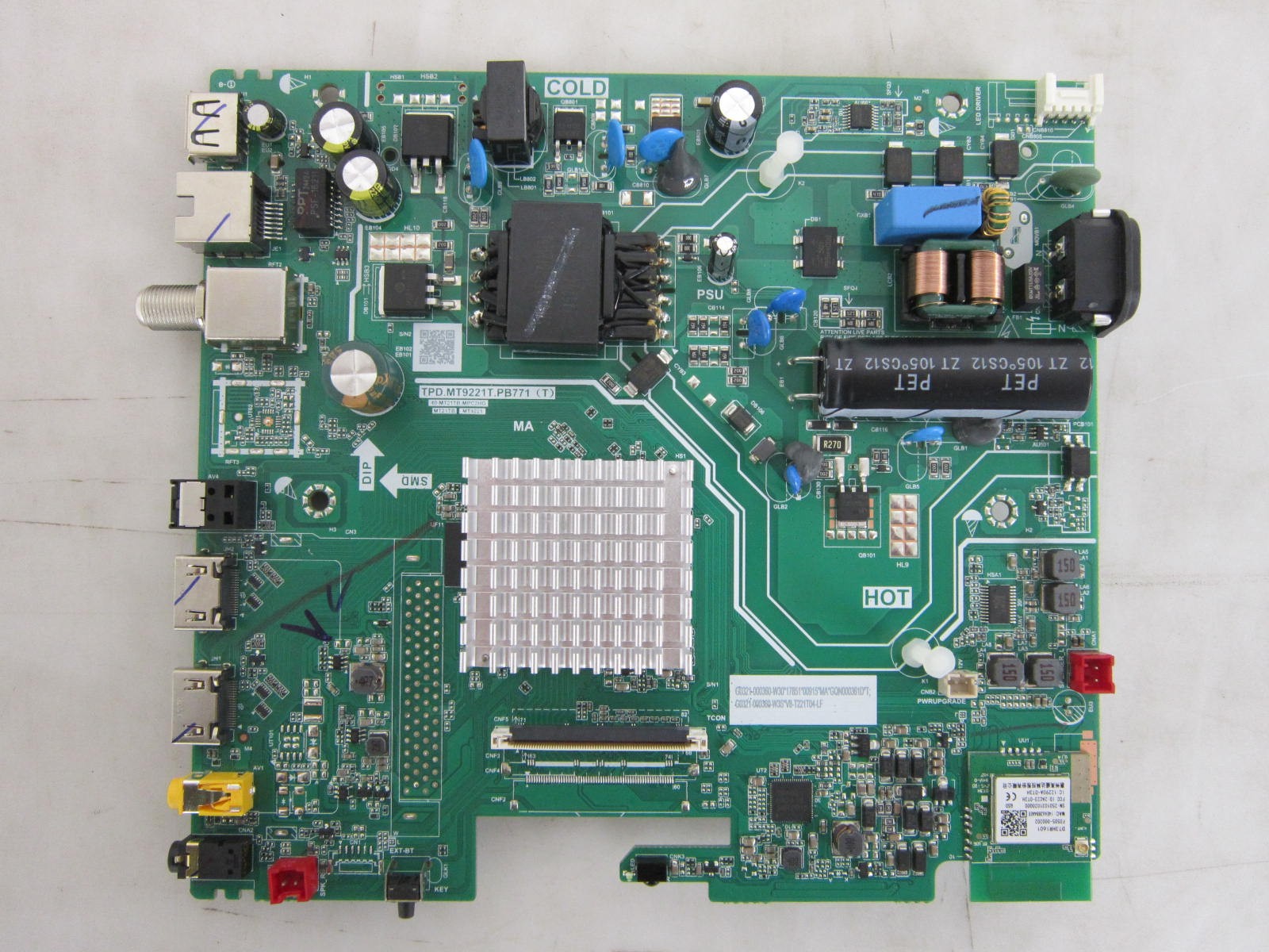 TCL 40Q3K Main Board G0321-000360-W30 [TPD.MT9221T.PB771 (T)]