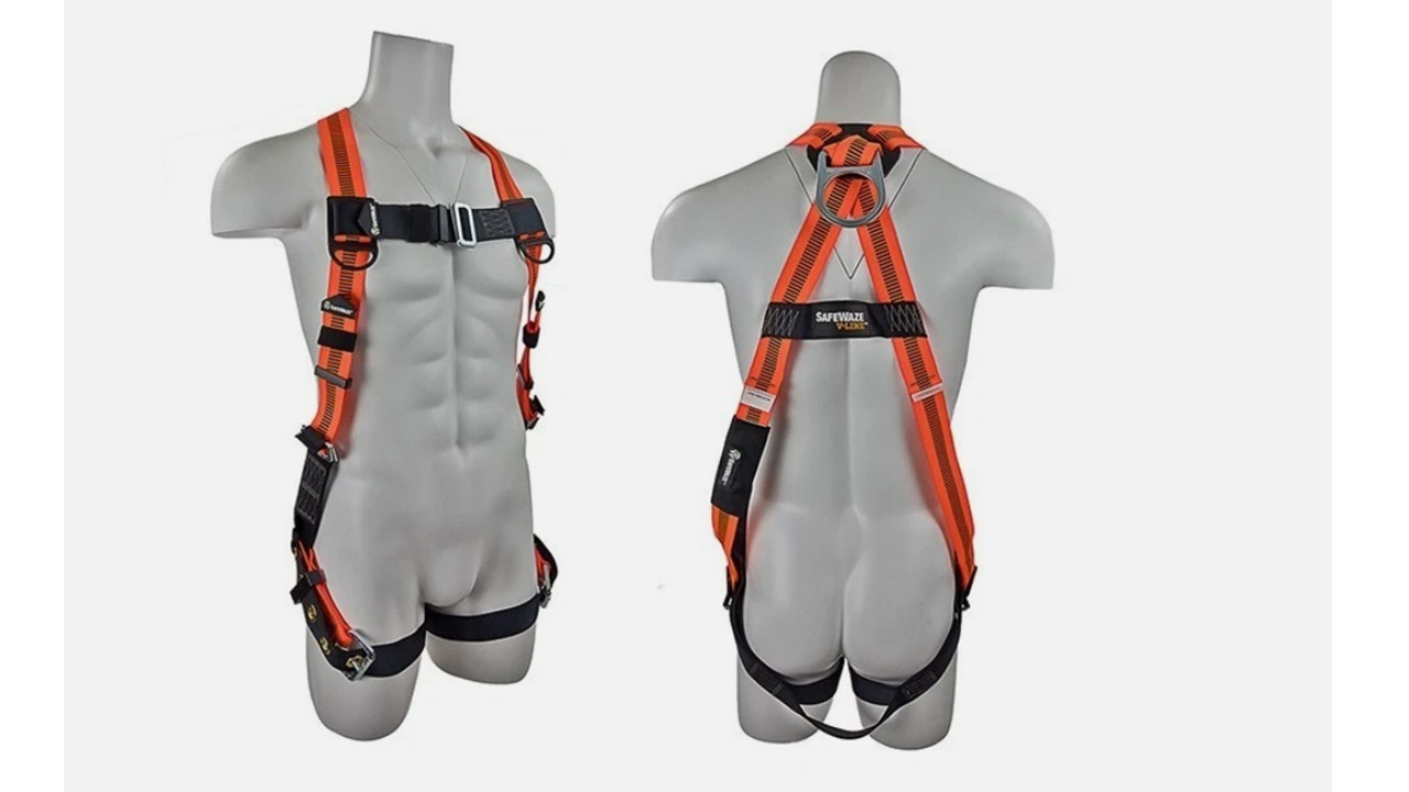 FS99185-E Universal Full Body Safety Harness Belt D Ring Fall Protection ANSI