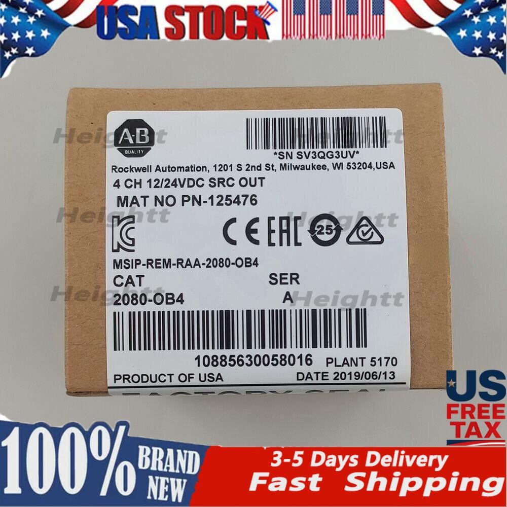 2080-OB4 AB Micro800 4 Point Source Output Spot Goods Brand New in Box!