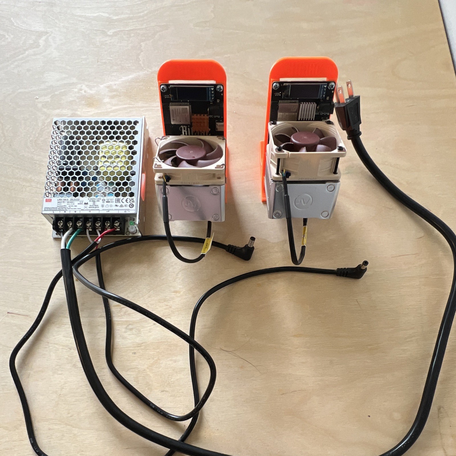Bitaxe Bitaxe ASIC Miner SHA-256 Bitcoin 1.5TH w/ Mean Well LRS-100-5 PSU