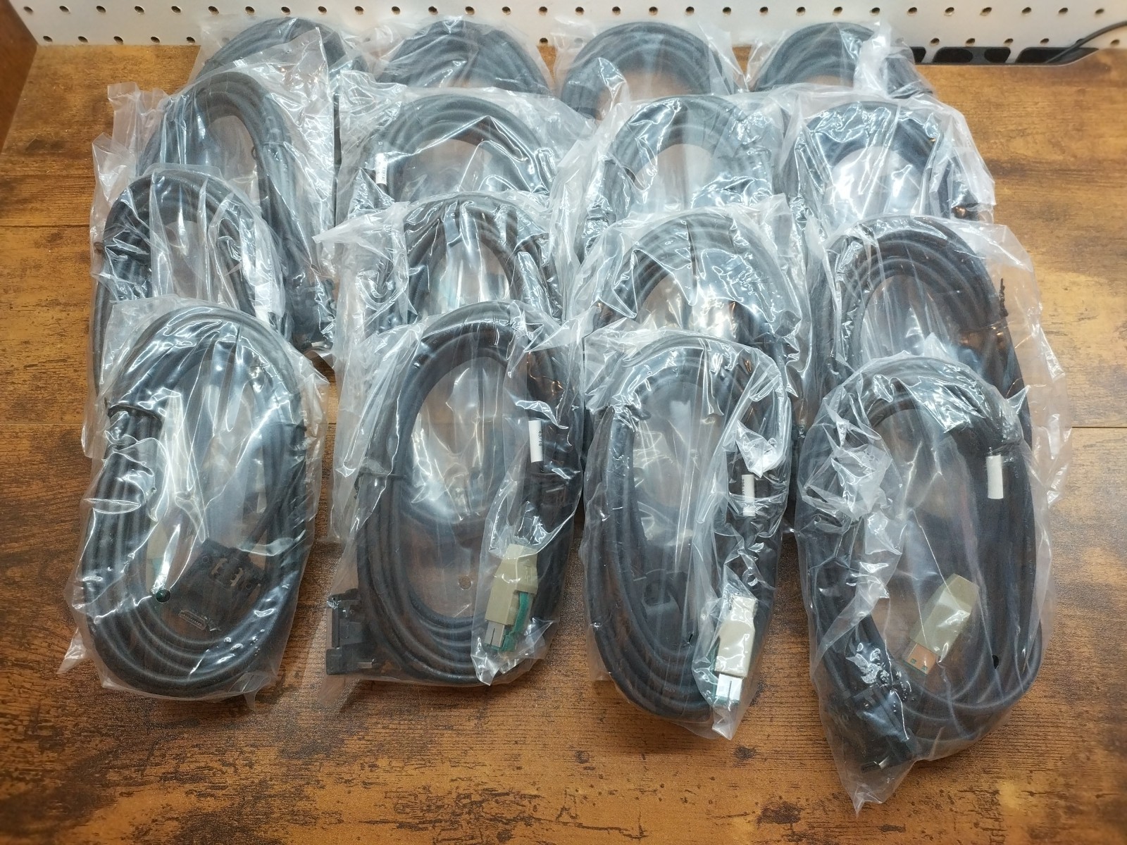 Lot Of 16 Ingenico Lane & ISC Card Terminal Cables Dual Gang USB - 296116381AC