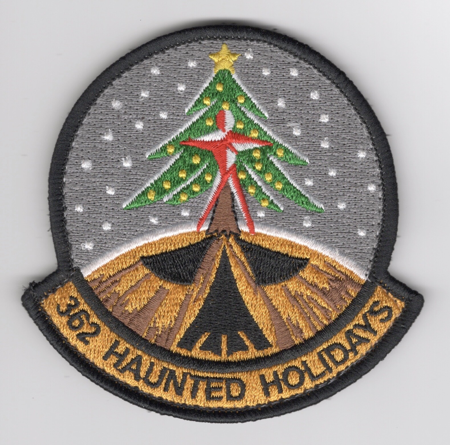 USAF patch 362nd TRAINING SQ, Morale 3.5" X 3.5" Sheppard AFB, hook backing