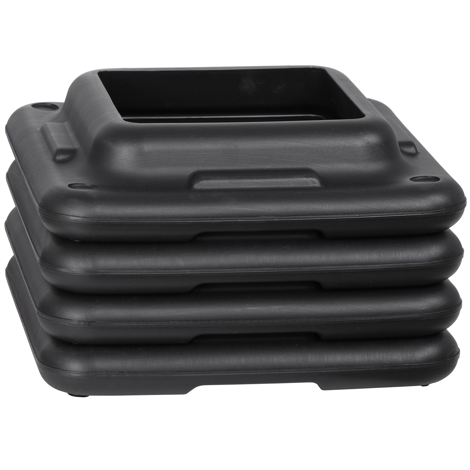 Adjustable Workout Aerobic Exercise Step Platform with 4 Risers Green