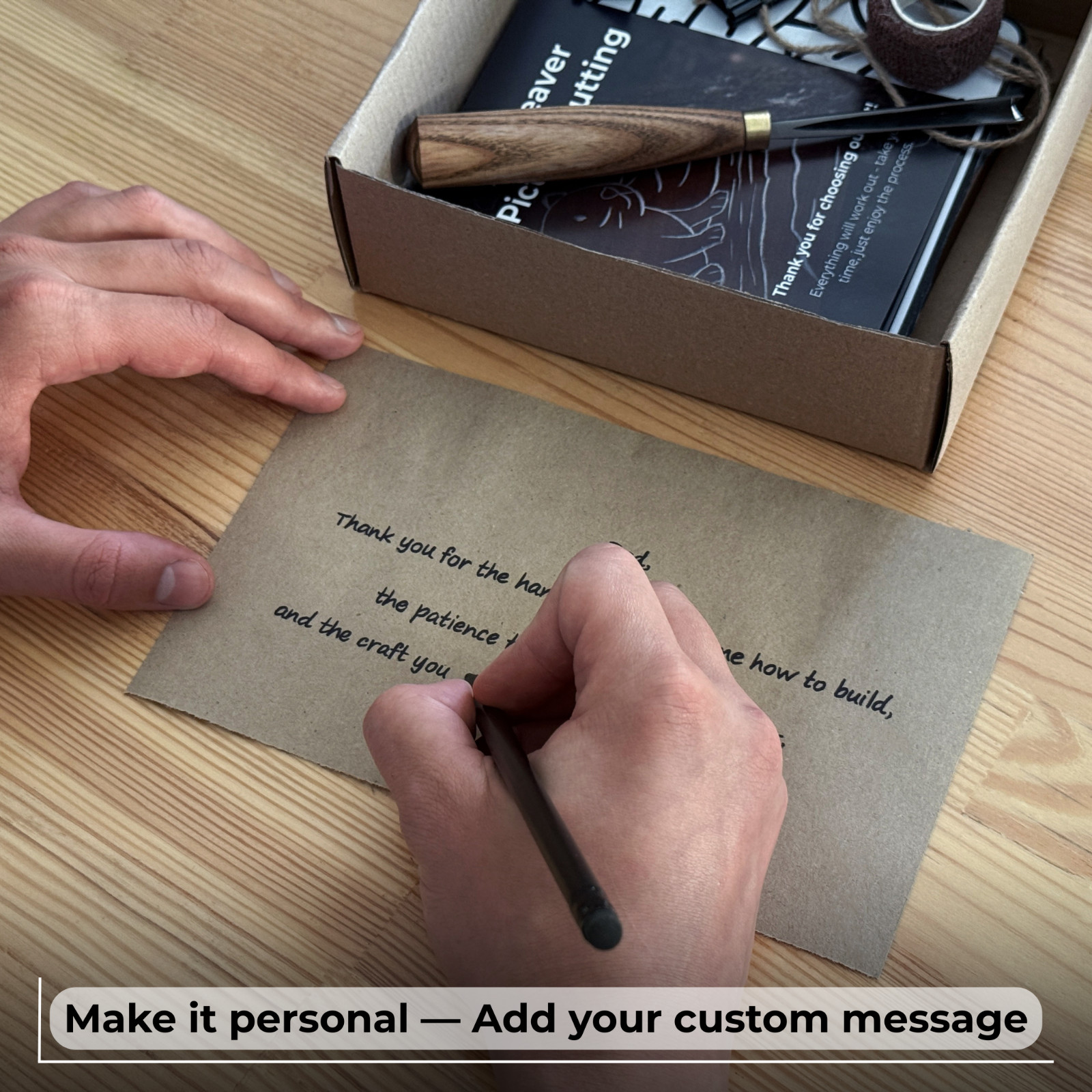 Beaver Wood Carving Kit for Beginners - DIY Wall Art Set with Video Tutorial