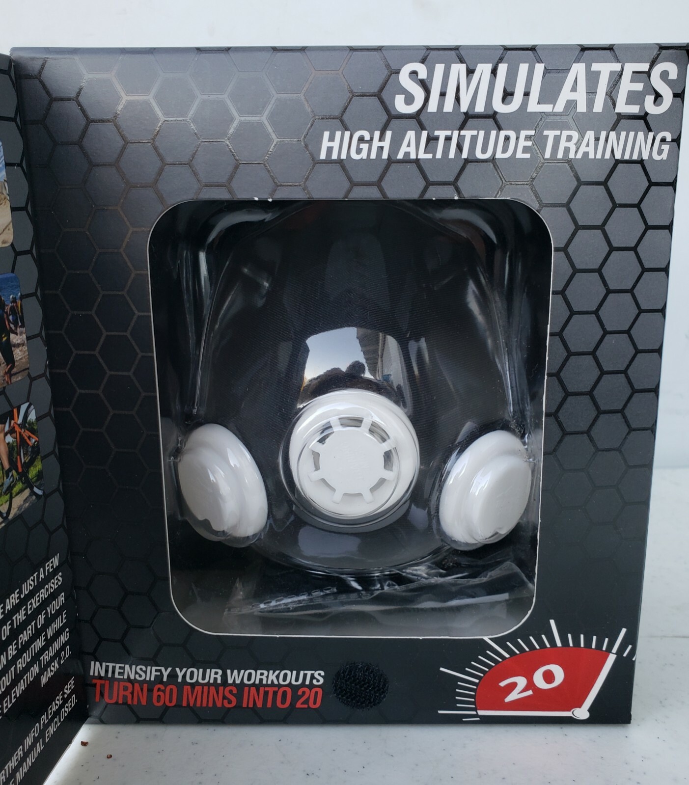 Elevation Training Mask 2.0 with Armband, Wristbands & Skull Caps