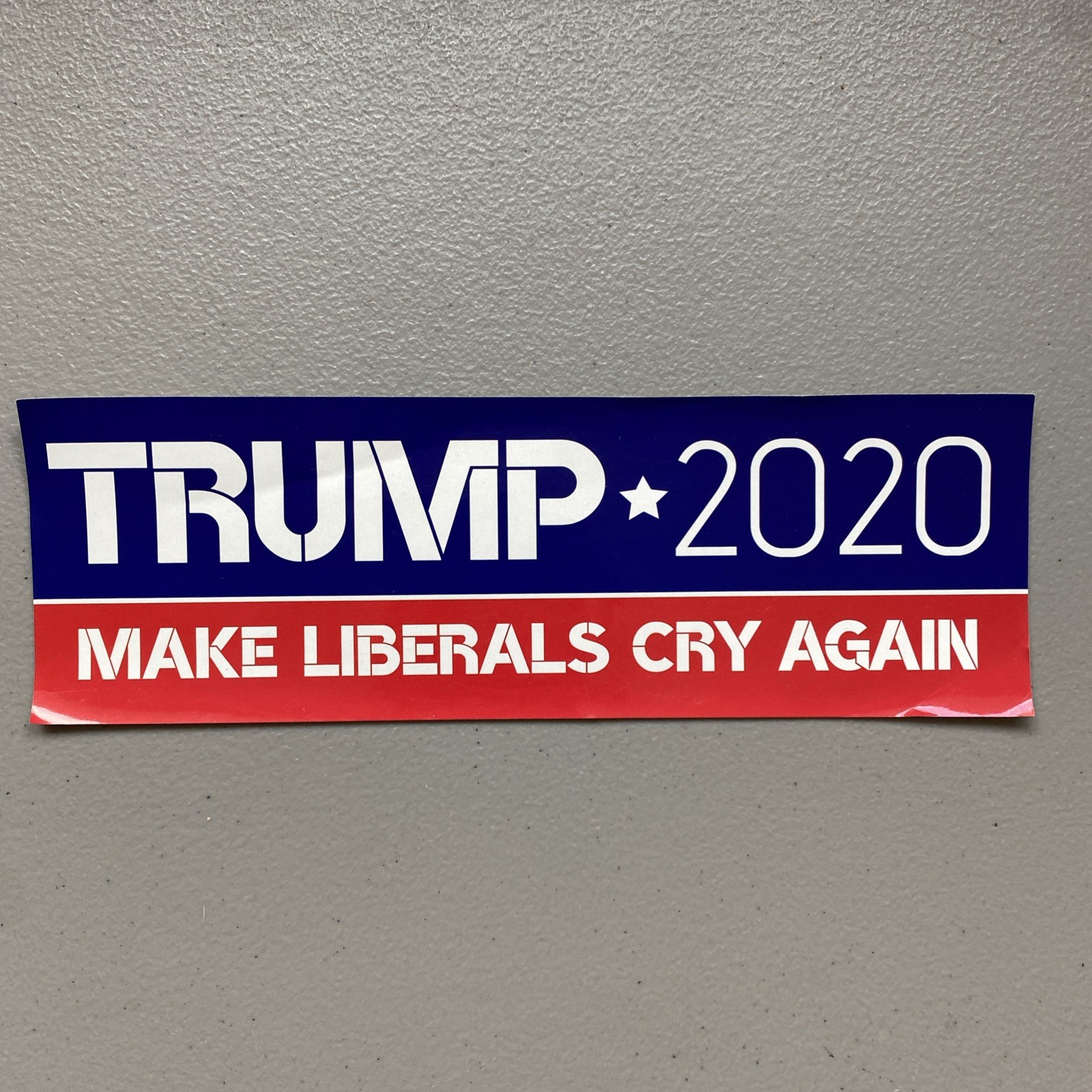 Donald Trump 2020 "Make Liberals Cry Again" Election Bumper Sticker