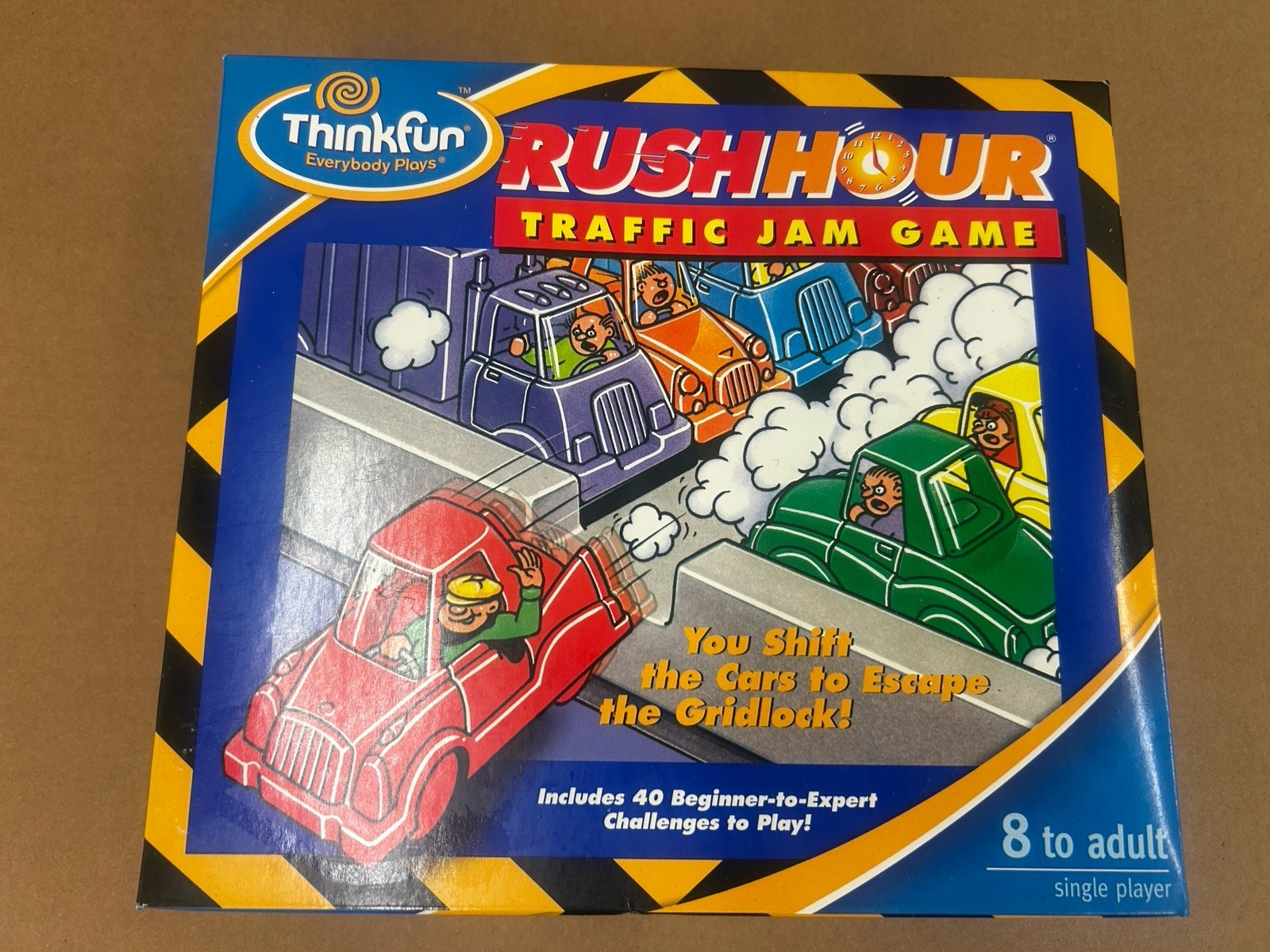 Rush Hour Traffic Jam Game Logic Puzzle ThinkFun Binary Arts SEALED