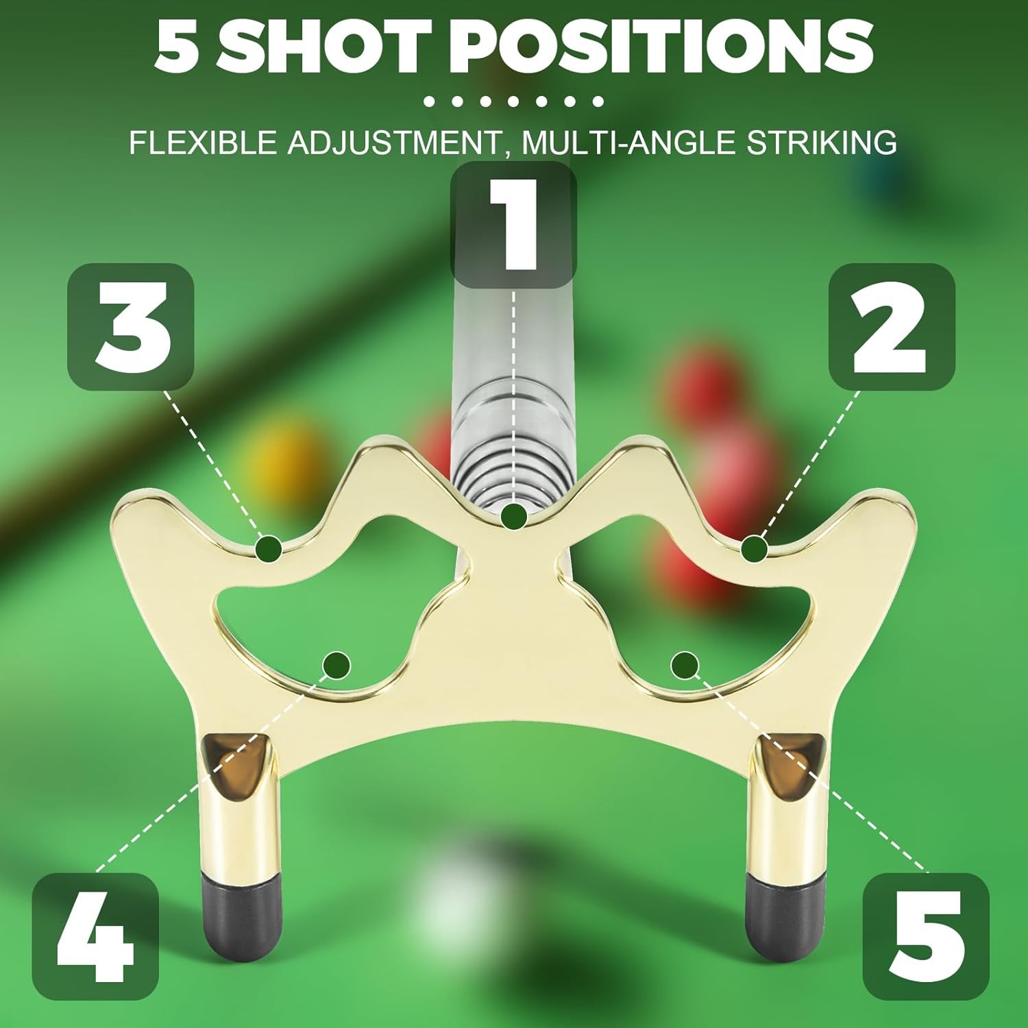 Pool Bridge Stick, Professional Retractable Cue with Removable...