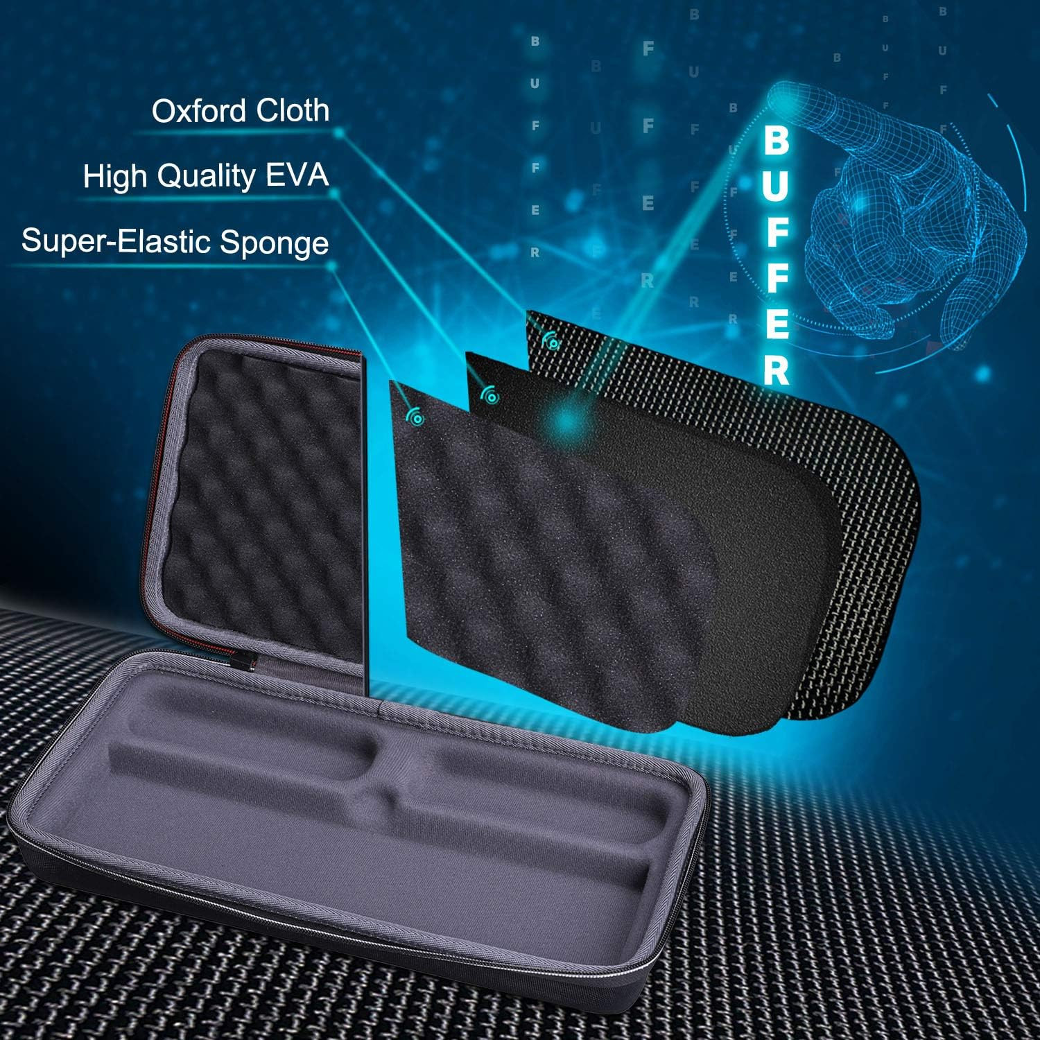 Protective Hard Case for Numark DJ2GO2 Touch & Pocket Controllers