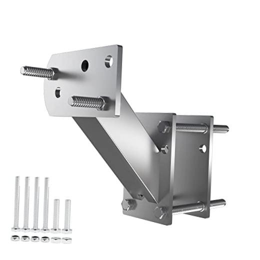Spare Tire Mount Bracket for Trailer, 120LBS Weight Capacity, Fits Most Silver