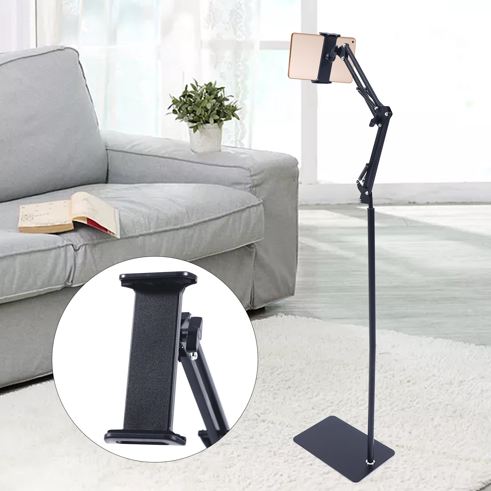 Multifunctional Adjustable Floor Stand Holder for Phones and Tablets