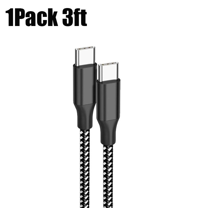 PD 60W USB Type-C Cable Fast Charger Data Sync Cord For iPhone 17 16 15/Samsung