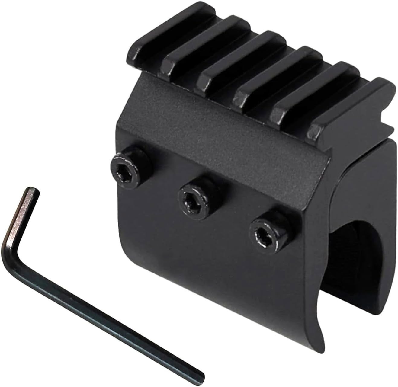 Flashlight/Laser Sight Barrel Clamp Mount 20mm Picatinny Rail Base Adapter Mount
