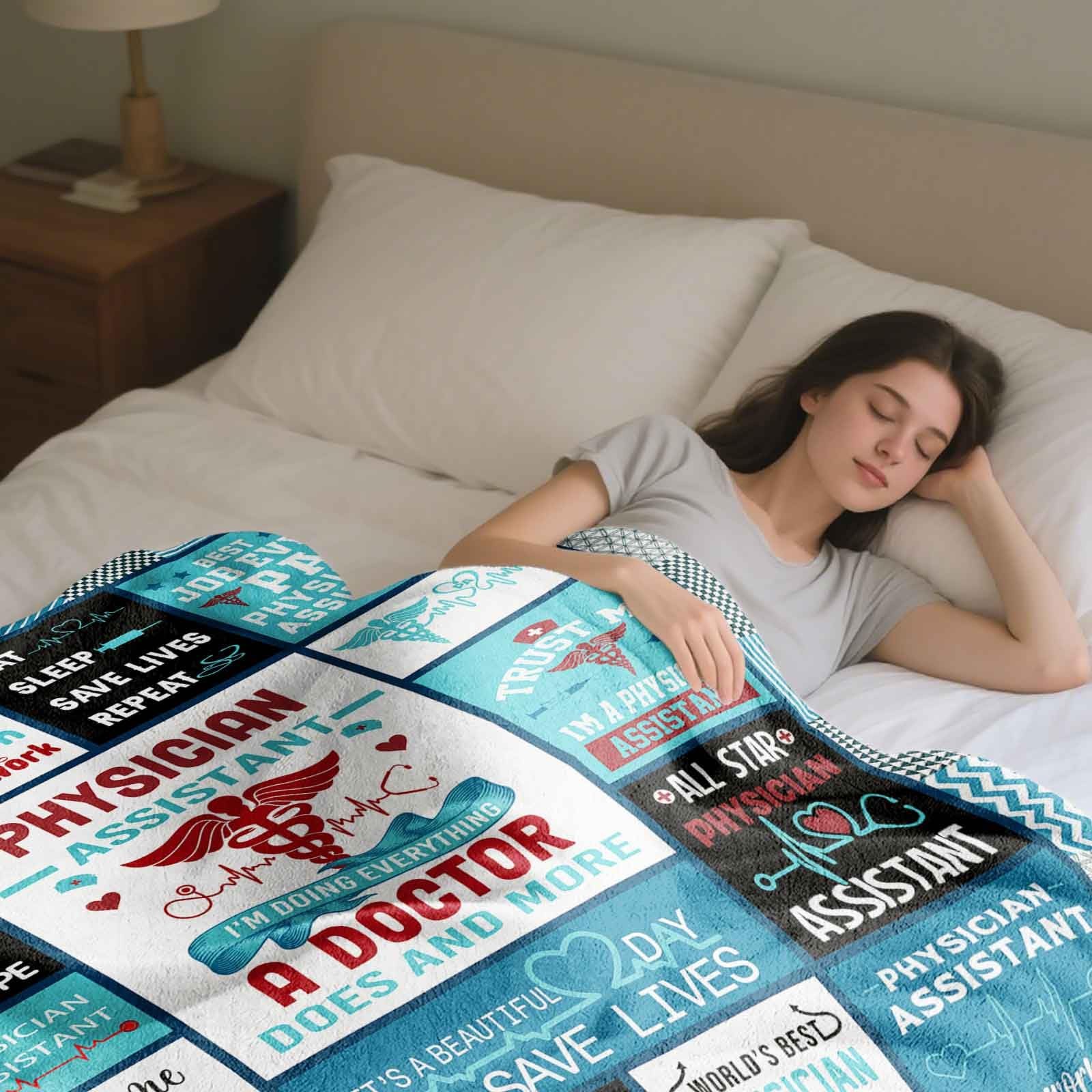 Physician Assistant PA Gifts Blanket 60x50 Inch National PA Week Day Present