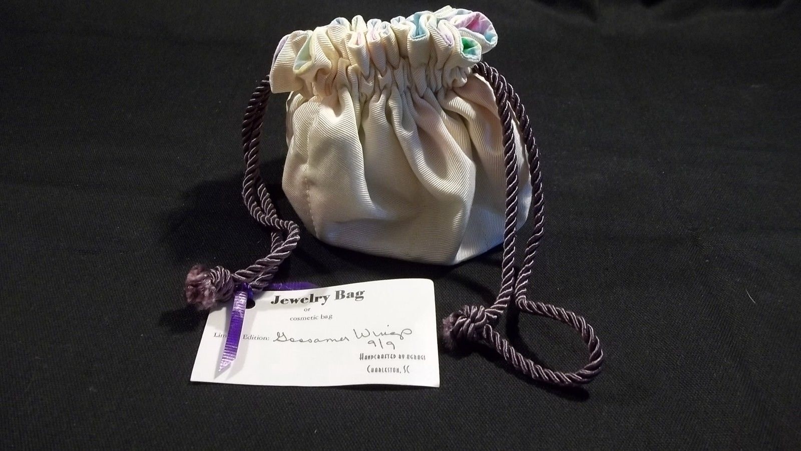 HGBAGS JEWELRY/COSMETIC BAG GOSSAMER WINGS NWT YELLOW