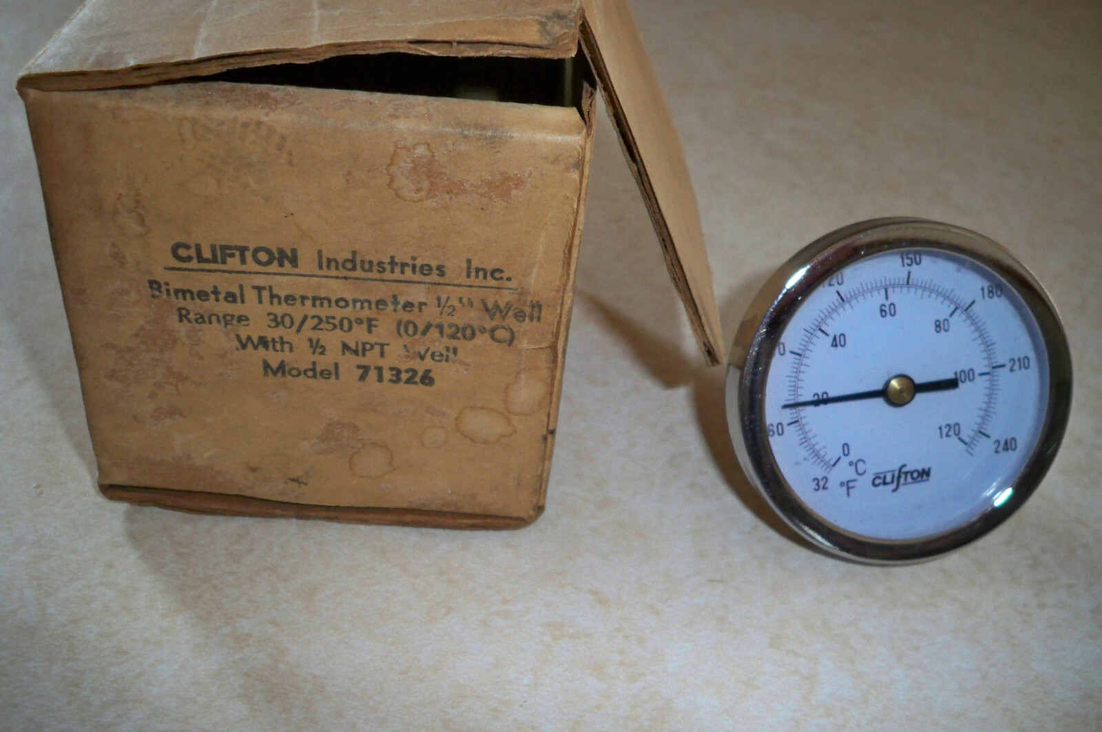 Clifton Industries Bimetal thermometer
