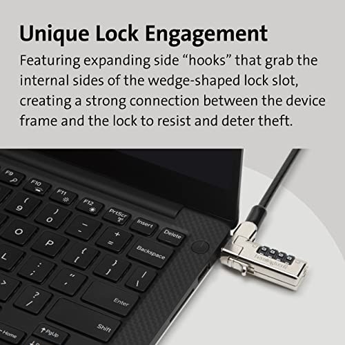 Kensington N17 Dell Laptop Computer Lock Security Locking Cable Combination