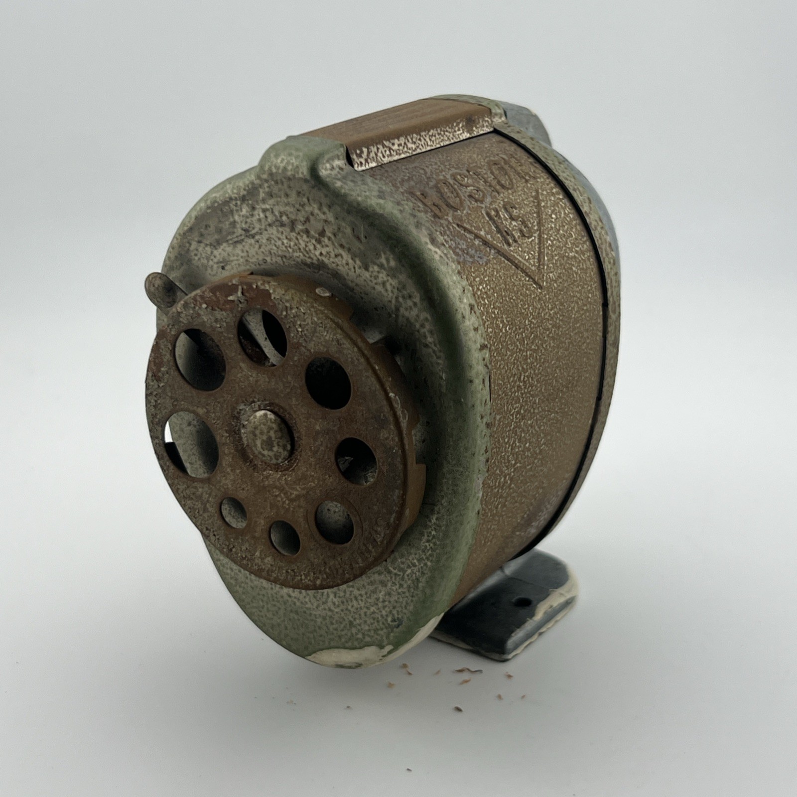 Boston Pencil Sharpener Model KS Table Wall Mount Manual 8 Hole USA Vintage