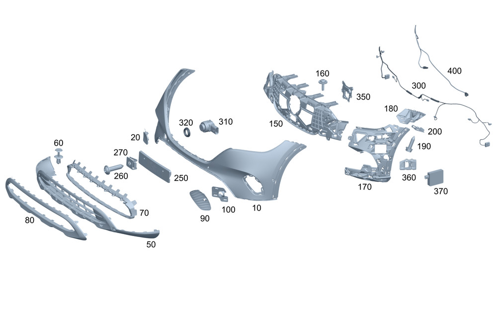 Genuine Mercedes-Benz Holder 296-888-26-00