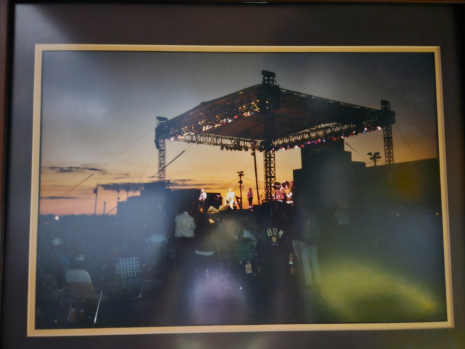 43 X 35 4 Tower Production Lighting Roof Peaked Canopy in 48 ft Air-ride Trailer