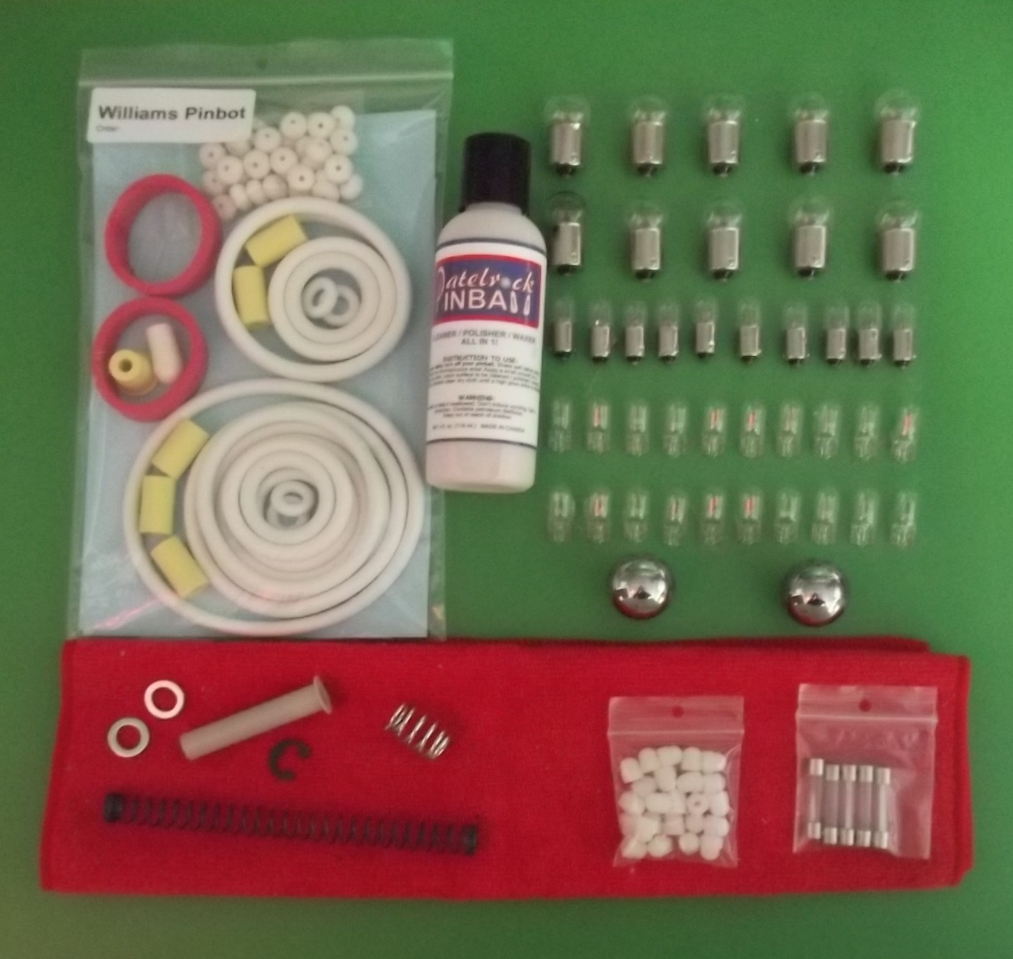 1986 Williams Pinbot / Pin Bot Pinball Machine Maintenance Super Kit