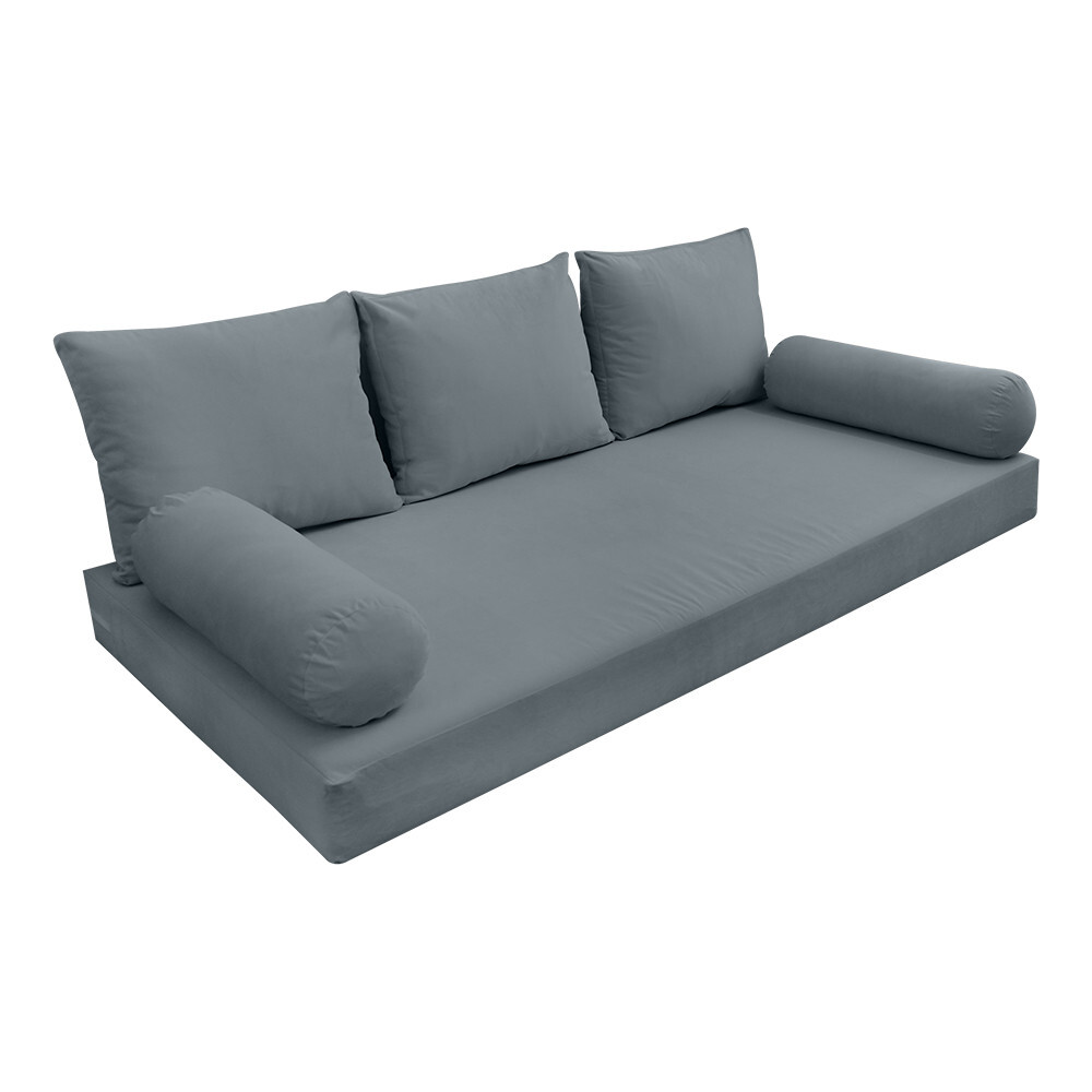 COVER ONLY Model V3 TwinXL Velvet KnifeEdge Indoor Daybed Mattress Cushion AD347