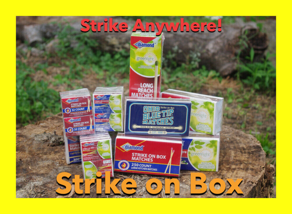 Diamond Wooden Anywhere Kitchen Matches 'CHOOSE OPTION' Camp Outdoor Wilderness