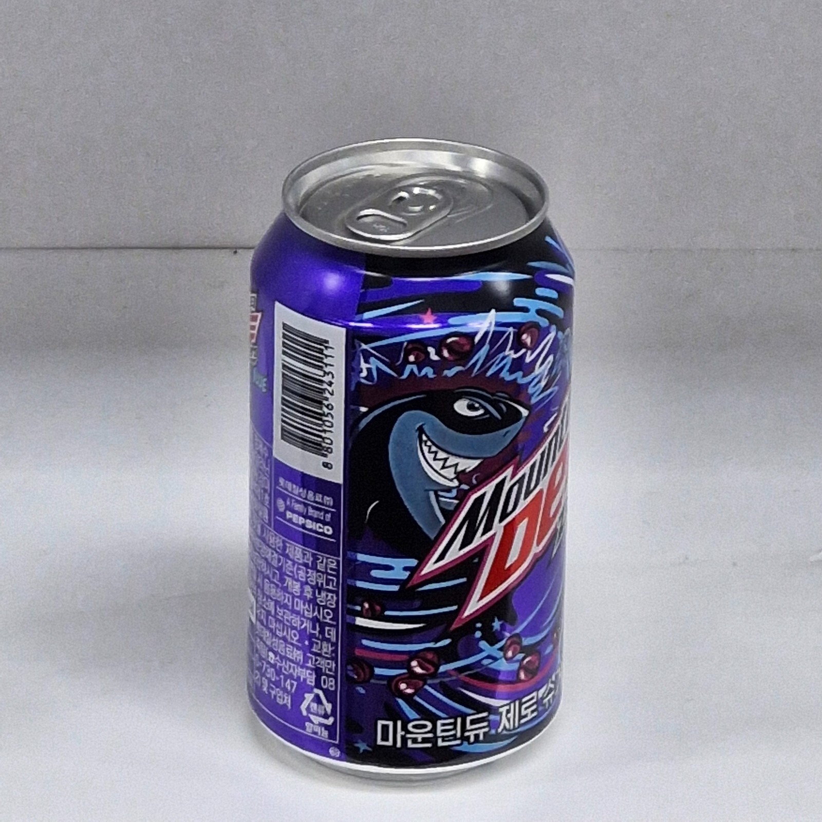 Mountain Dew ZERO BLUE Can Empty 355ml.