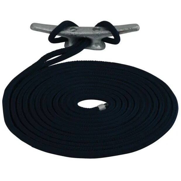 Sea-Dog Premium Dock Line, 5/8" x 25', Black, 302116025BK-1