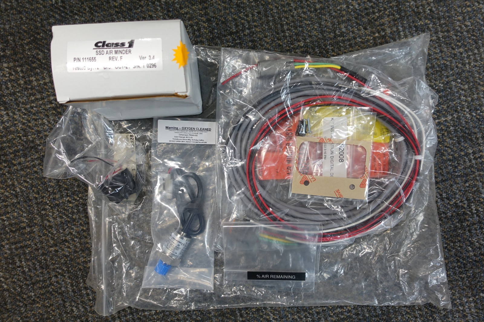 Class 1 SSD AMS Air Minder System Kit including Sender