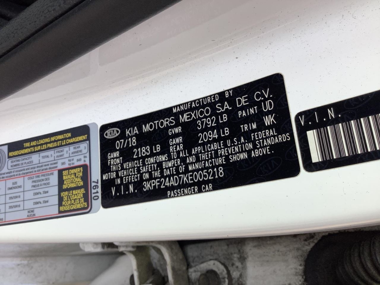 FORTE 2019 Glove Box 4729590