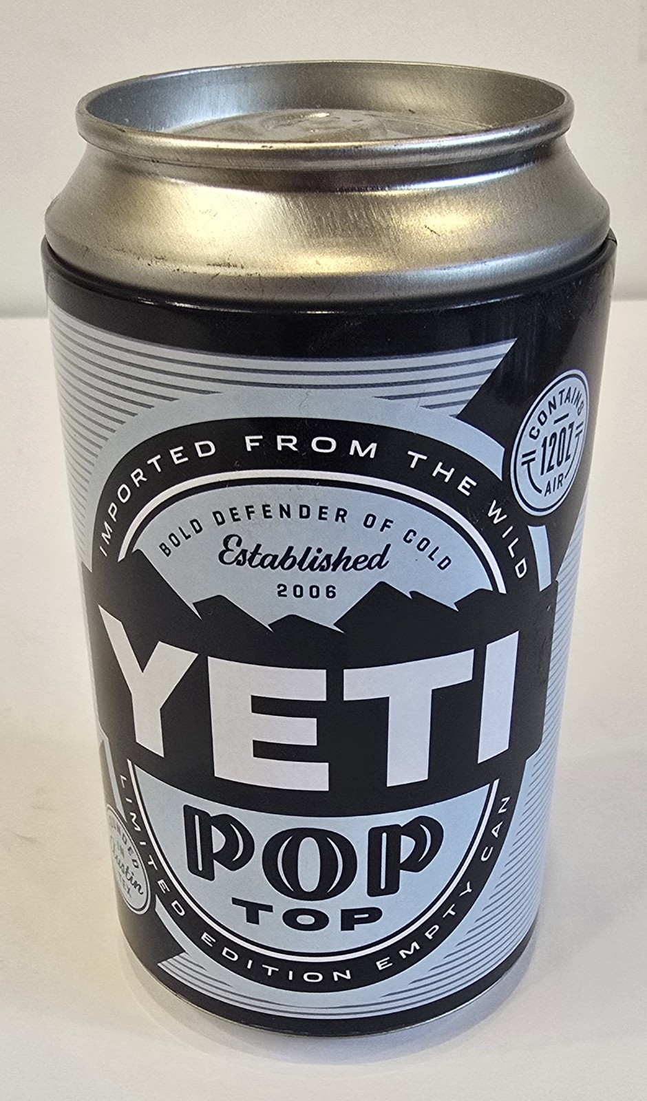 Yeti Pop Top Cooler Can - Limited Edition Empty 12oz Stash Storage Can