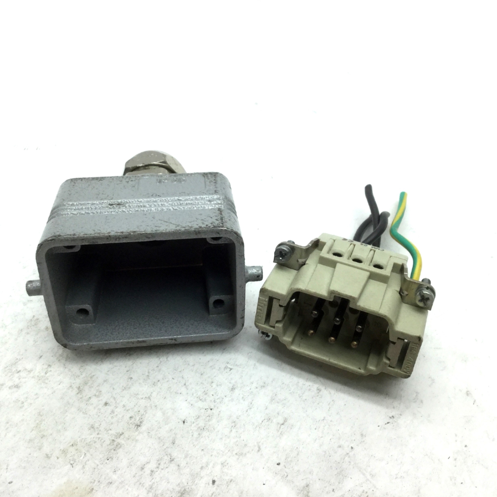ILME CNM 6 Male Power Connector 16A 400V W IP65 Metal Enclosure