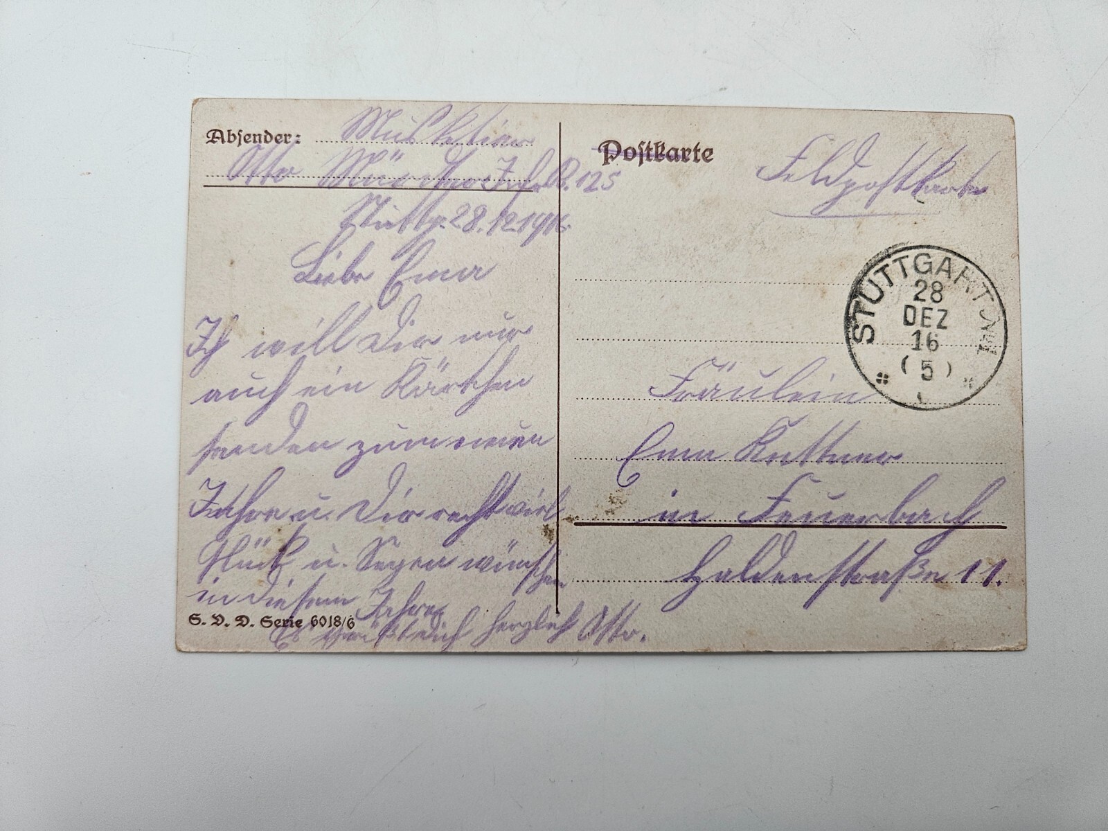 HA2019: Postcard, Warm Neujahrs-Grüße