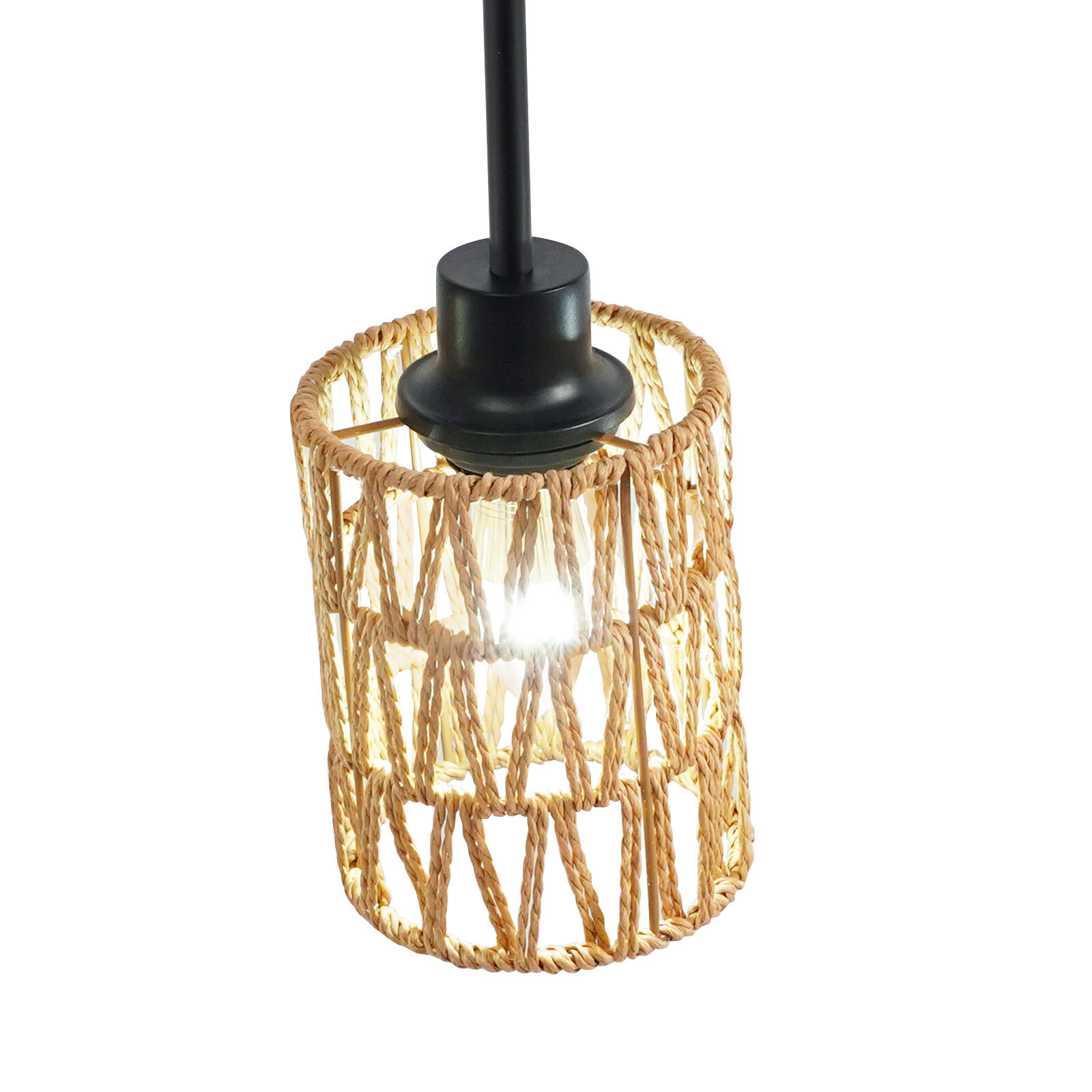 5-Light Pendant Light Height Adjustable Hanging Ceiling Light Fixture Indoor