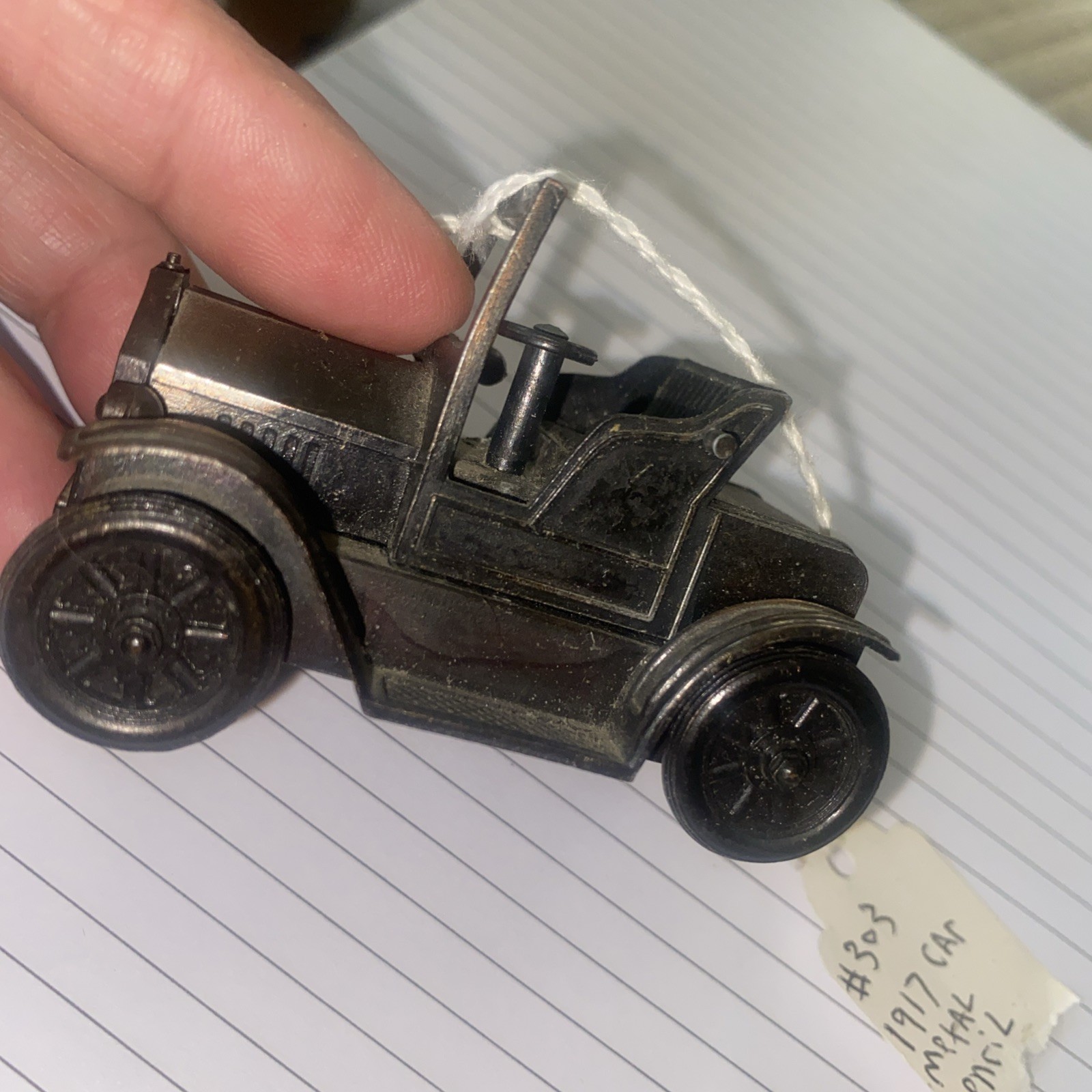 Vintage 1980's Metal Old 1917 Car Automobile Pencil Sharpener
