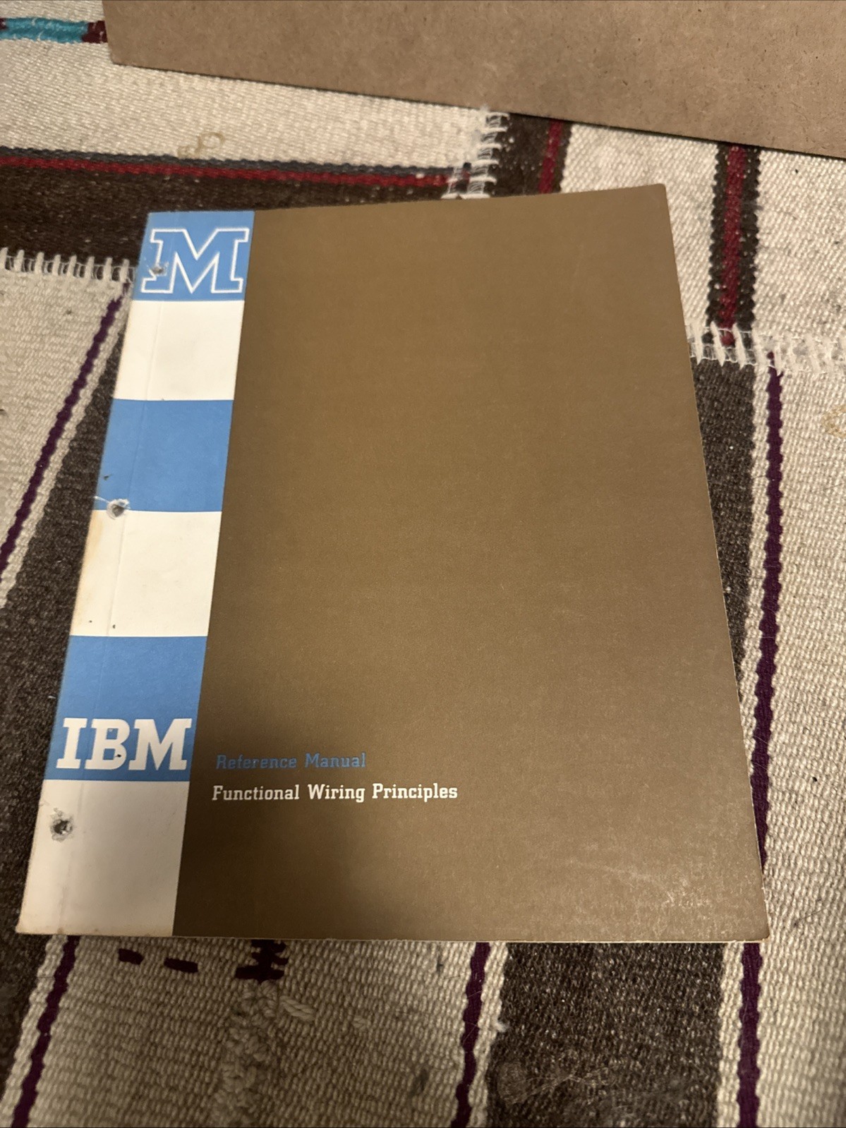 Vintage IBM Reference Manual, Functional Wiring Principles, April 1960,146 pages