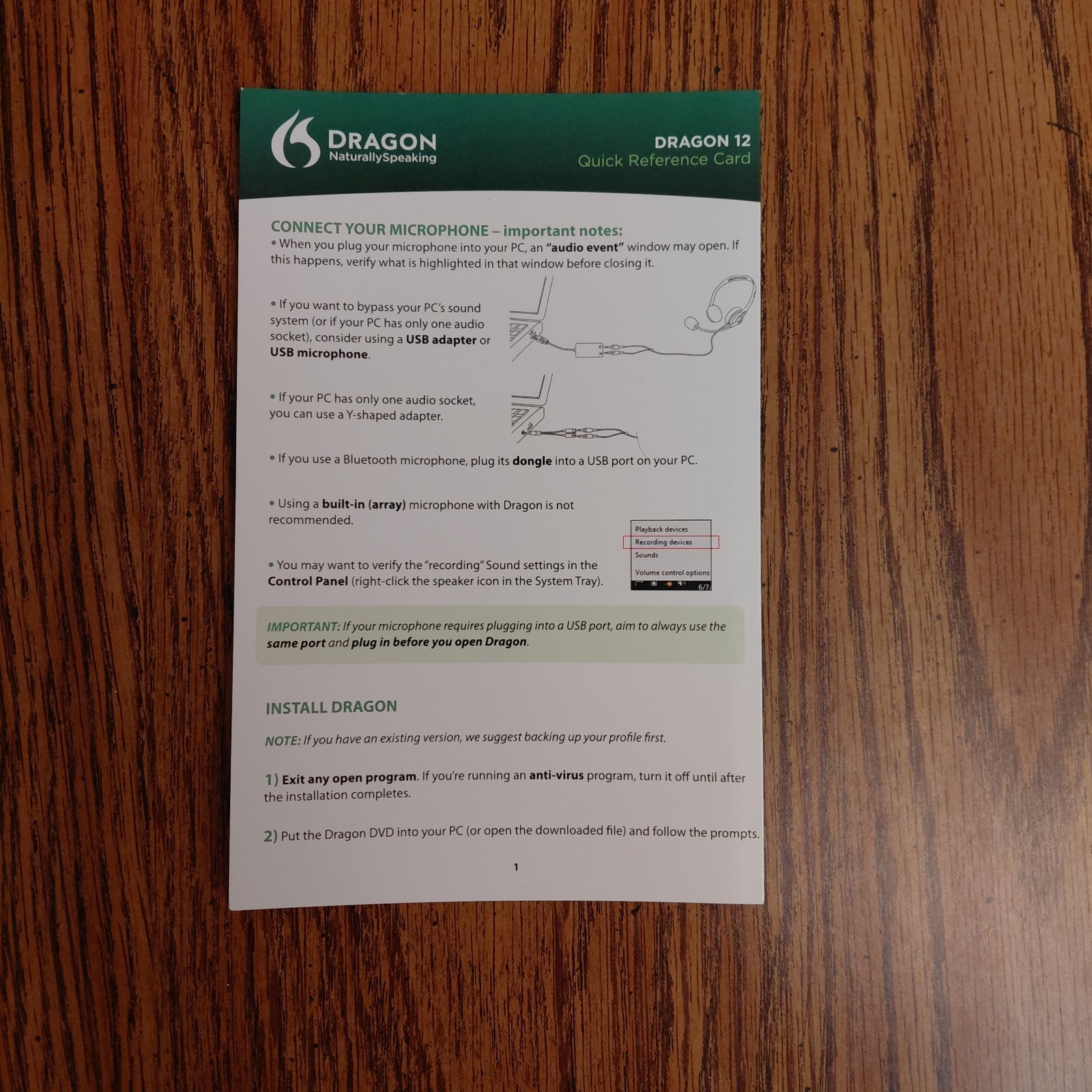 Nuance Dragon NaturallySpeaking 12.0 Premium - Full Version for Windows
