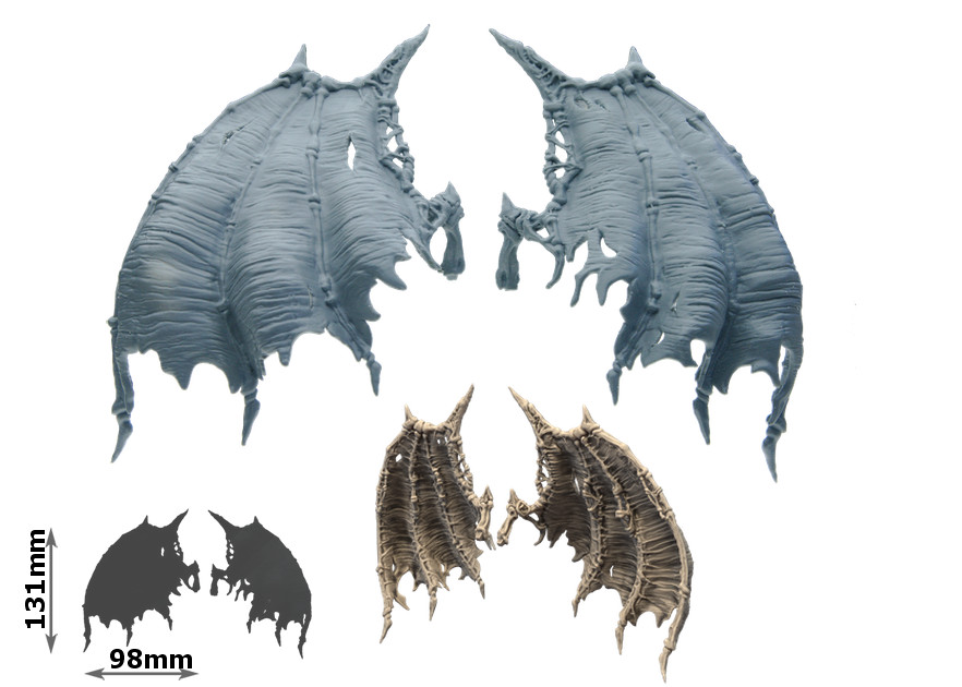 MaxMini BNIB Monstrous Wings (1)