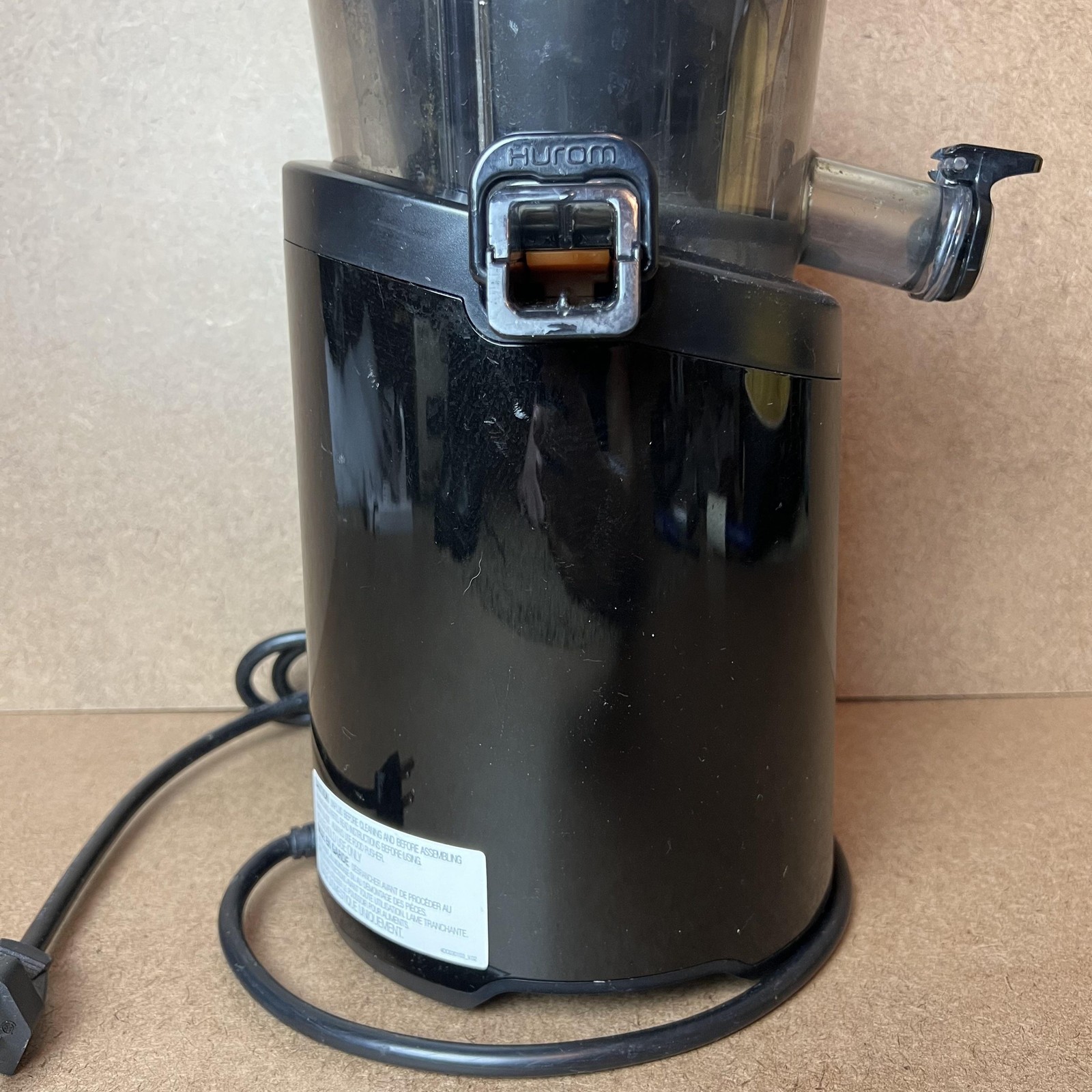 Hurom Silvercrest SMWC 700 A4 Masticating Juicer Black Cold Press Vegetable