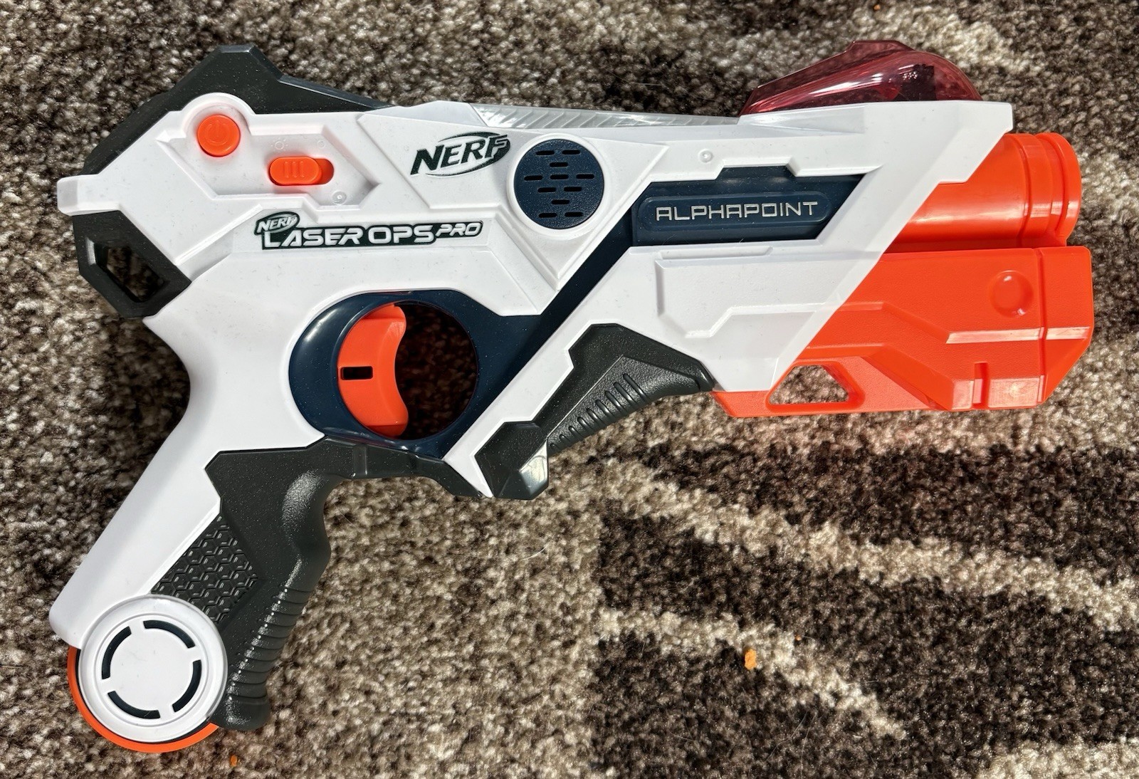 Nerf LaserOps Pro Alpha Point Single with light White Orange Hasbro 2017 Toy